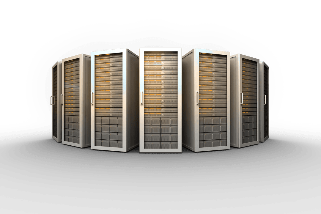 Transparent Digital Server Rack Illustration for Computing Networks - Download Free Stock Images Pikwizard.com