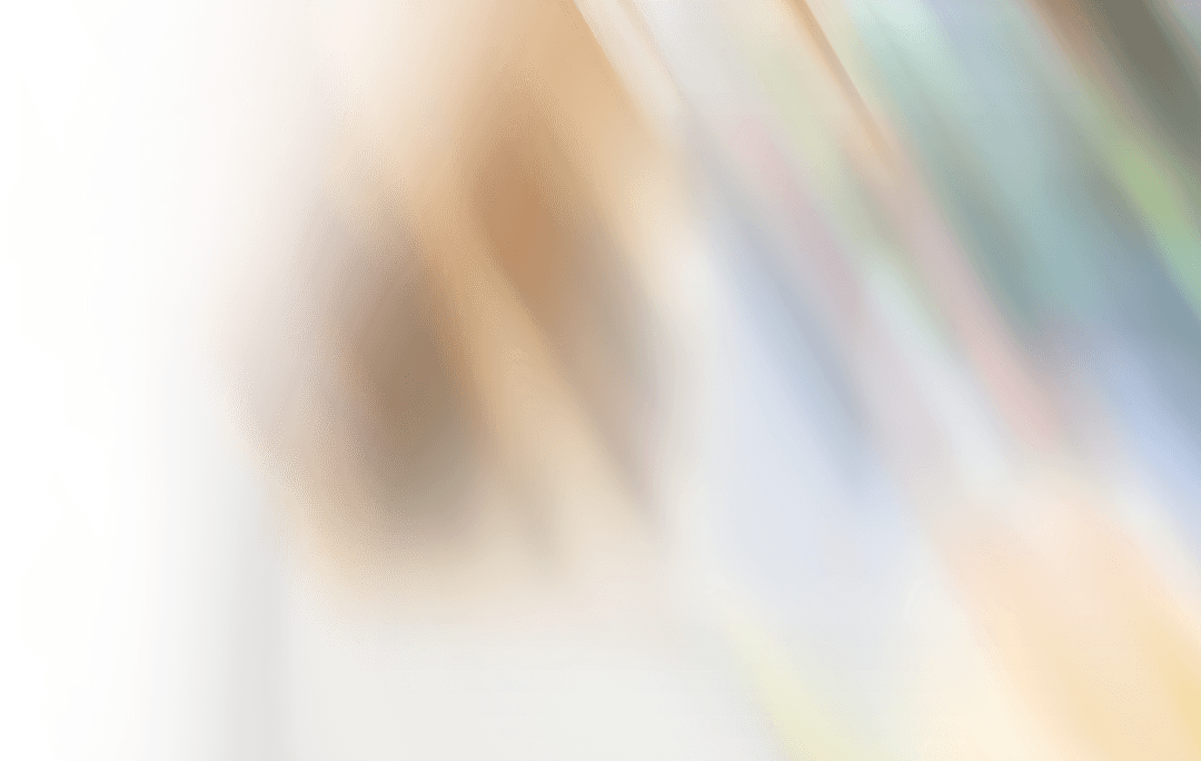 Blurry Colorful Smudge with Copy Space on Transparent Background