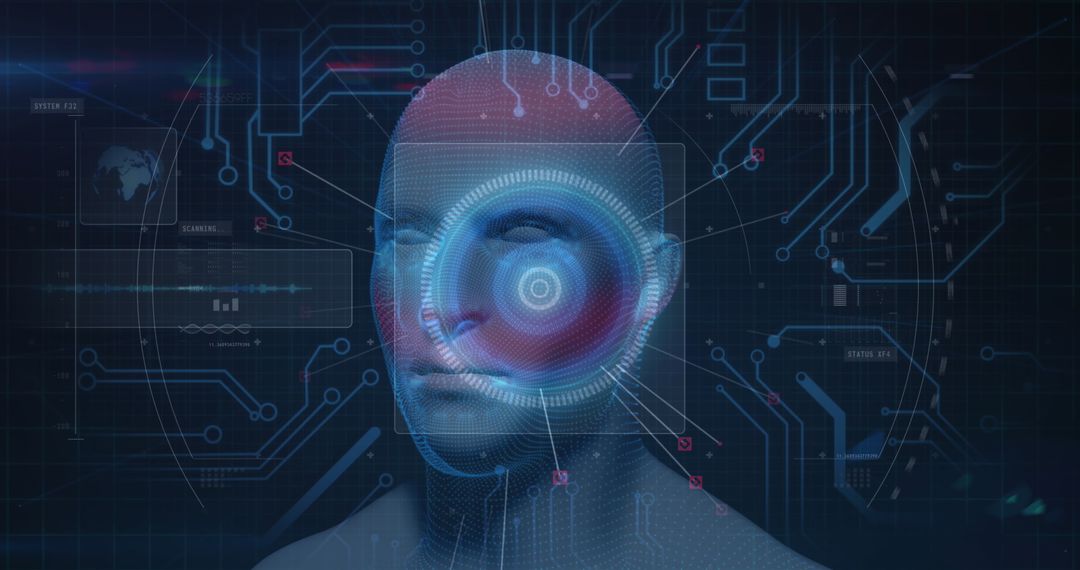 Futuristic Artificial Intelligence Digital Interface Concept