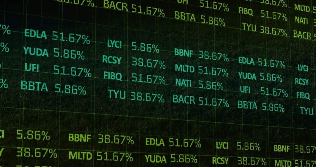 Football Player Kicking Ball Amidst Financial Data Graphics