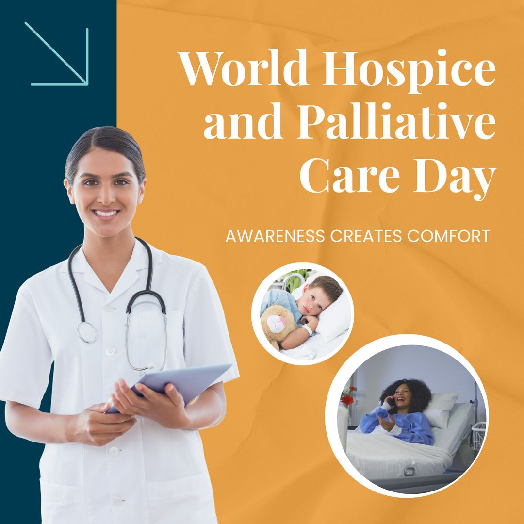 World Hospice and Palliative Care Day Medical Awareness Design