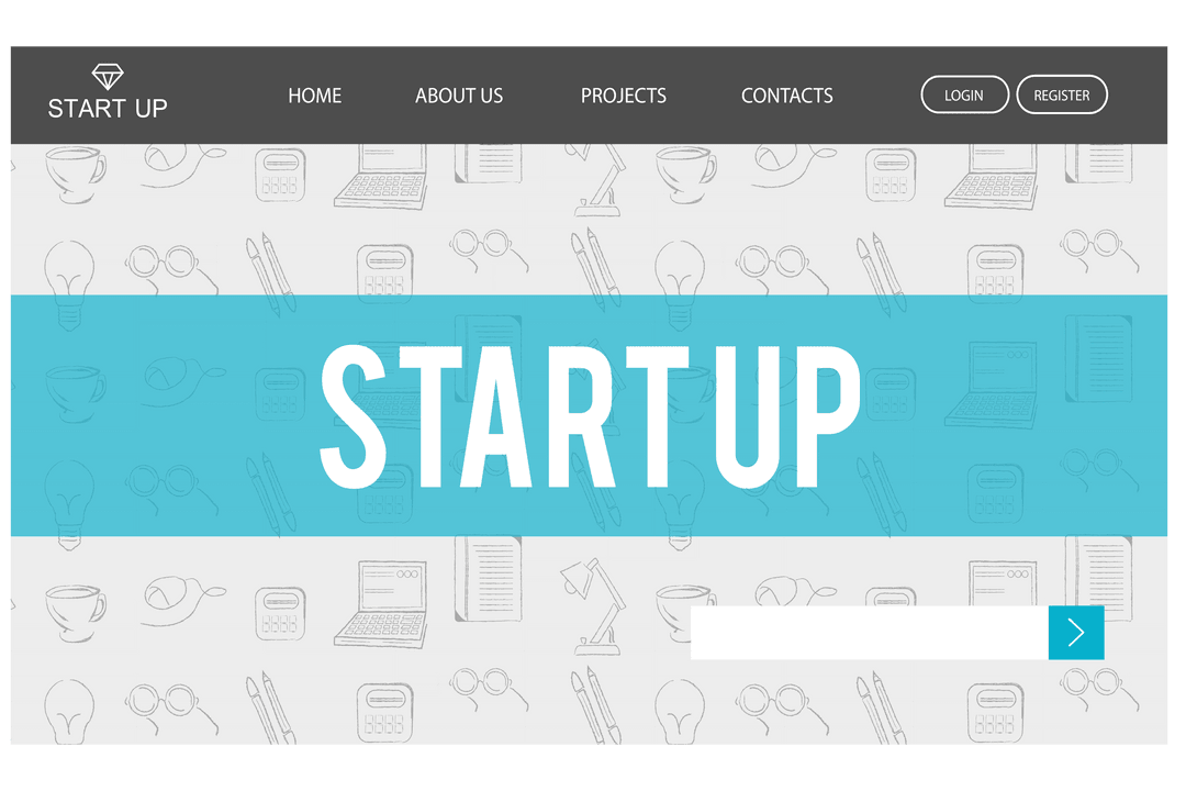 Startup Concept with Transparent Vector Design for Business - Download Free Stock Images Pikwizard.com