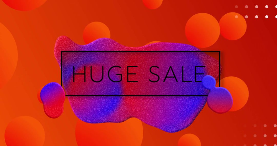 Vibrant Sale Announcement Banner with Abstract Background - Free Images, Stock Photos and Pictures on Pikwizard.com