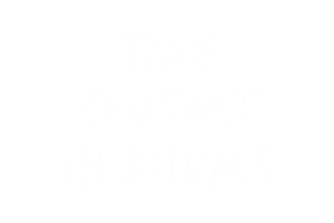 Inspirational Quote on Rituals with Transparent Background