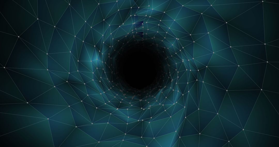 Digitally Generated Abstract Tunnel with Web-Like Network - Free Images, Stock Photos and Pictures on Pikwizard.com