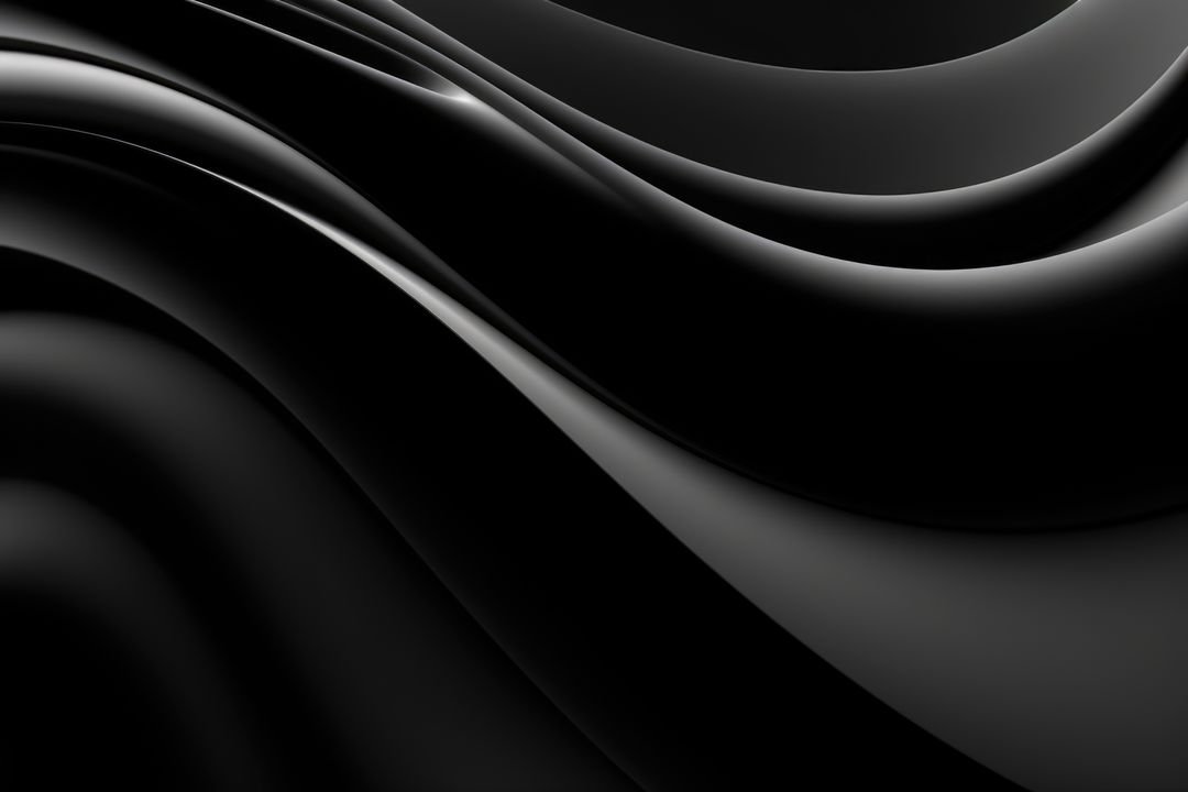 Black abstract curves, created using generative ai technology - Free Images, Stock Photos and Pictures on Pikwizard.com