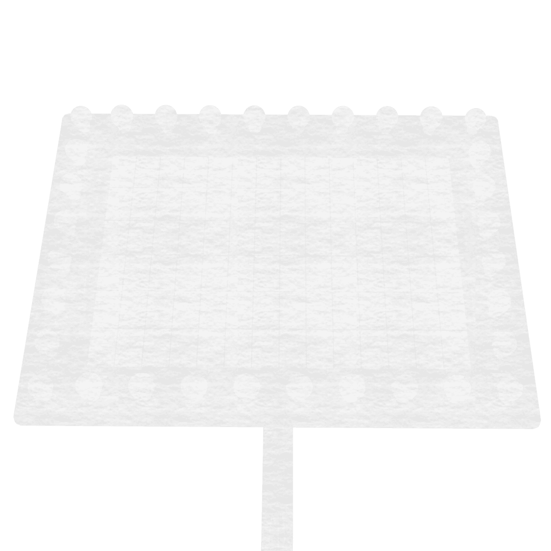 Transparent White Paper Sign Isolated for Design Projects