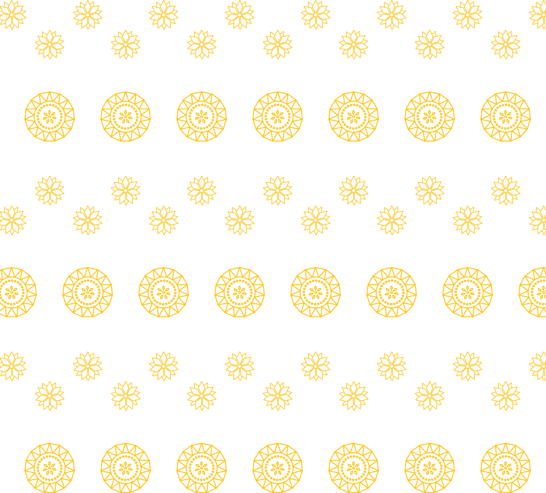 Transparent Floral Vector with Yellow Pattern Rows - Download Free Stock Images Pikwizard.com