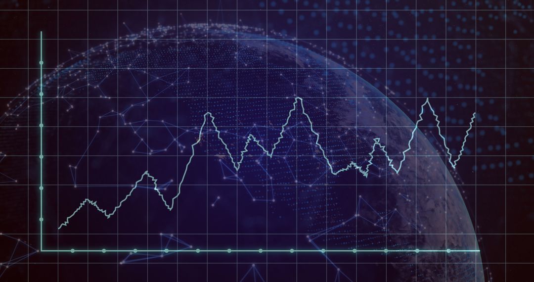 Global Data Analytics on Digital Grid Interface - Free Images, Stock Photos and Pictures on Pikwizard.com