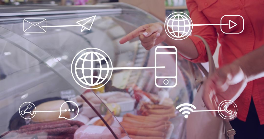 Interactive Digital Layers in a Modern Deli Shopping Experience