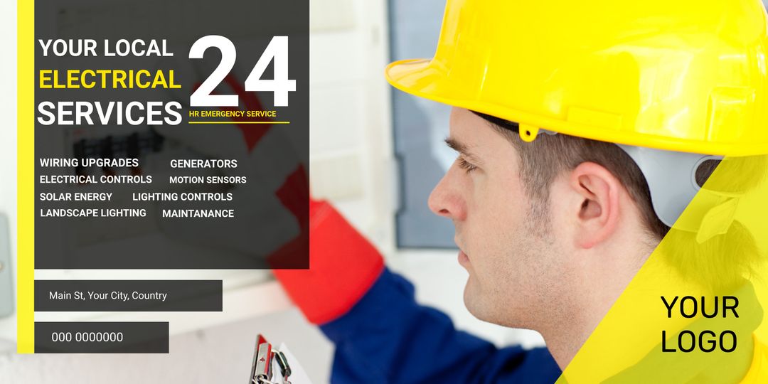 Professional Electrician Conducting Assessment for Electrical Services
