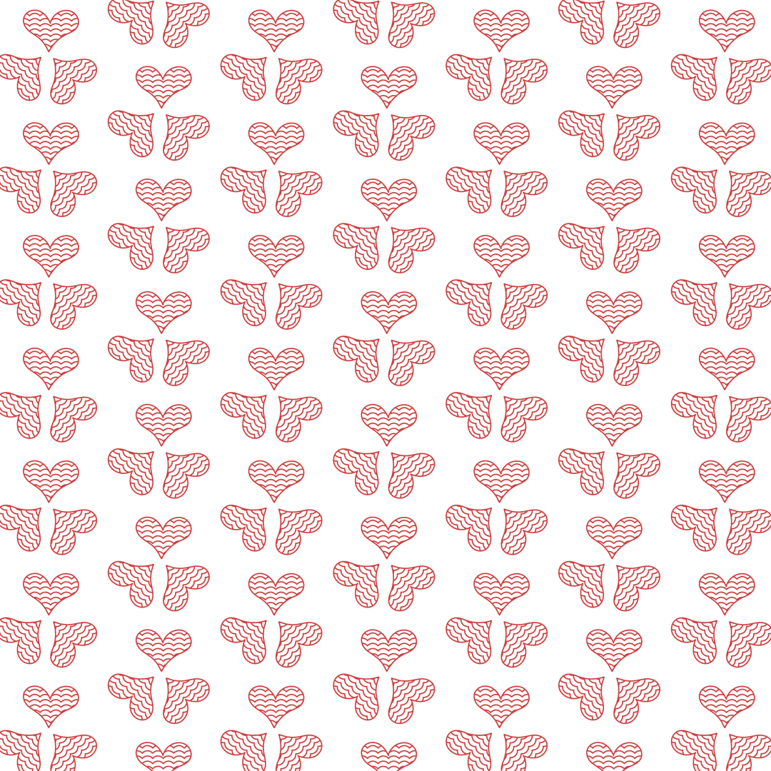 Seamless Red Heart Pattern on Transparent Background for Design Projects - Download Free Stock Images Pikwizard.com