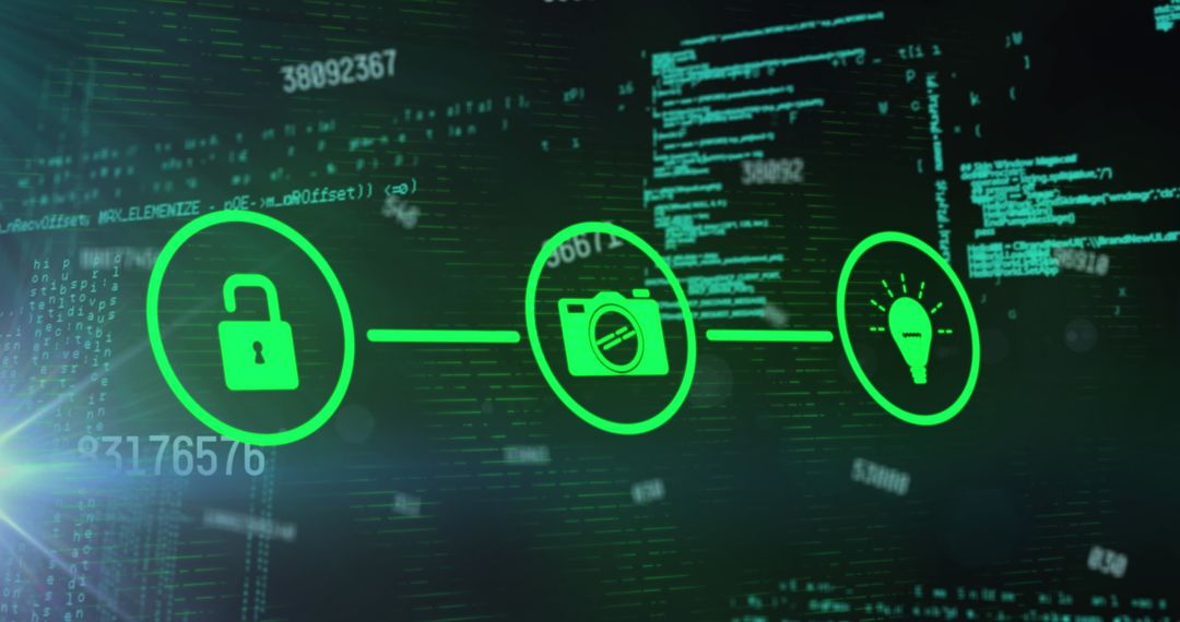 Digital Interface and Global Network Connections Concept