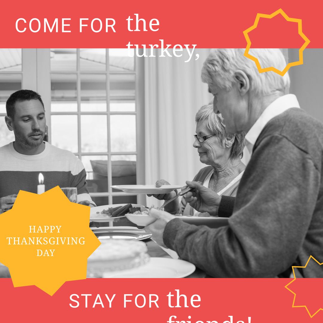 Thanksgiving Family Dinner with Generational Bonding