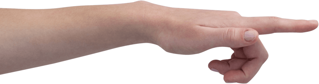 pointing hand with finger transparently displaying direction - Download Free Stock Images Pikwizard.com