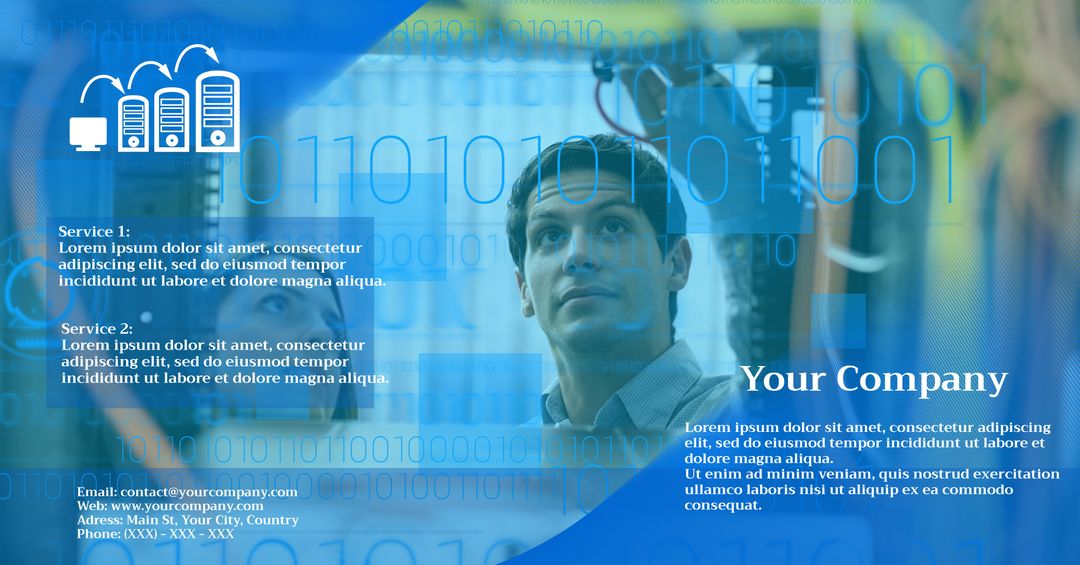 Innovative Professional Services Marketing with Confident Businessman