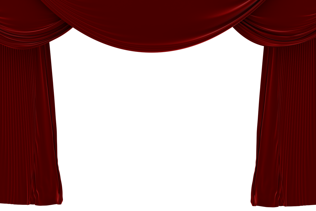 Luxurious Red Velvet Transparent Curtains Frame Cinematic - Download Free Stock Images Pikwizard.com