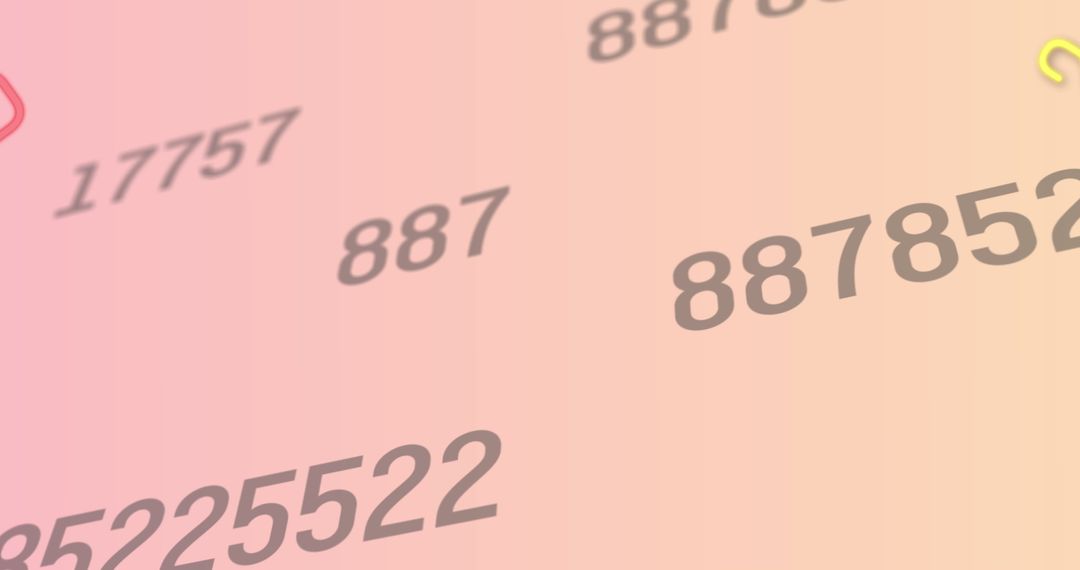 Random Numbers on Gradient Background Abstract Technology - Free Images, Stock Photos and Pictures on Pikwizard.com