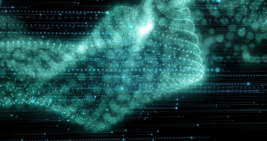 Abstract Digital Light Trails and Particles