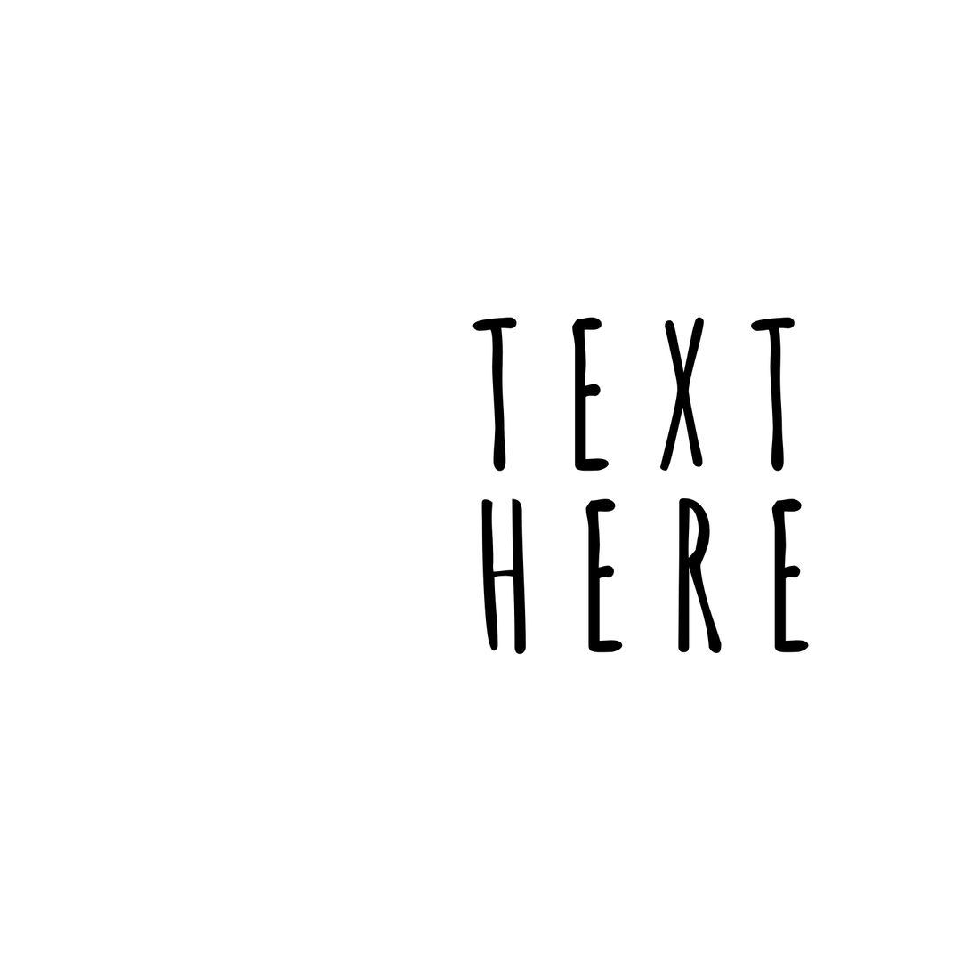 Minimalist Text Design on Plain Background for Versatile Creative Use