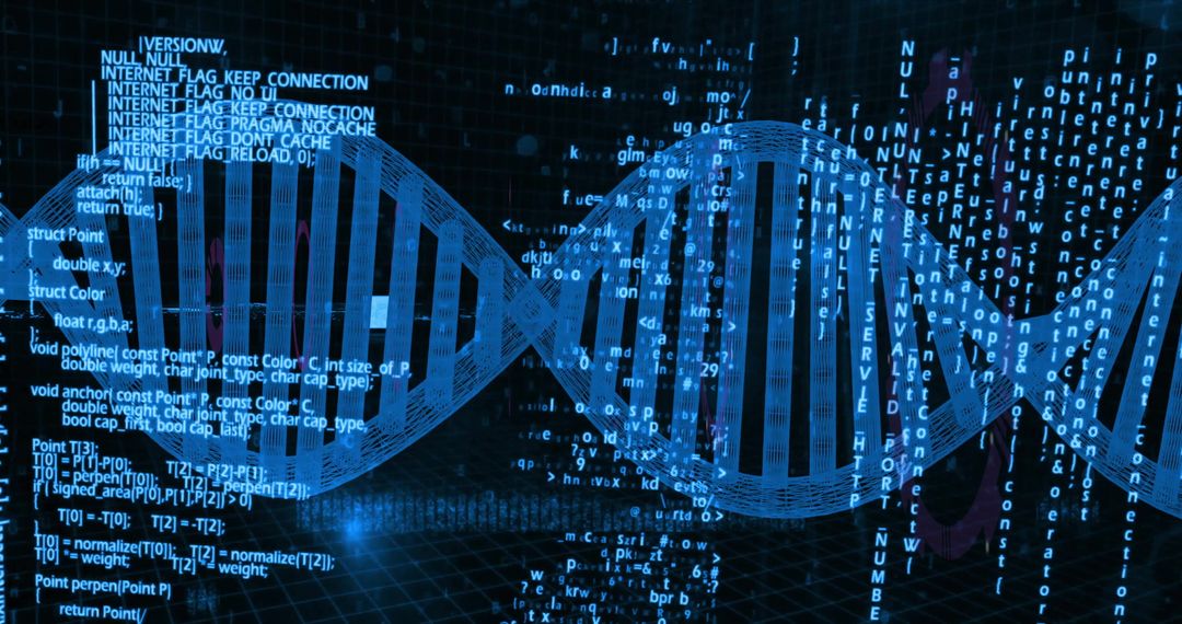 DNA Strand and Digital Data Integration