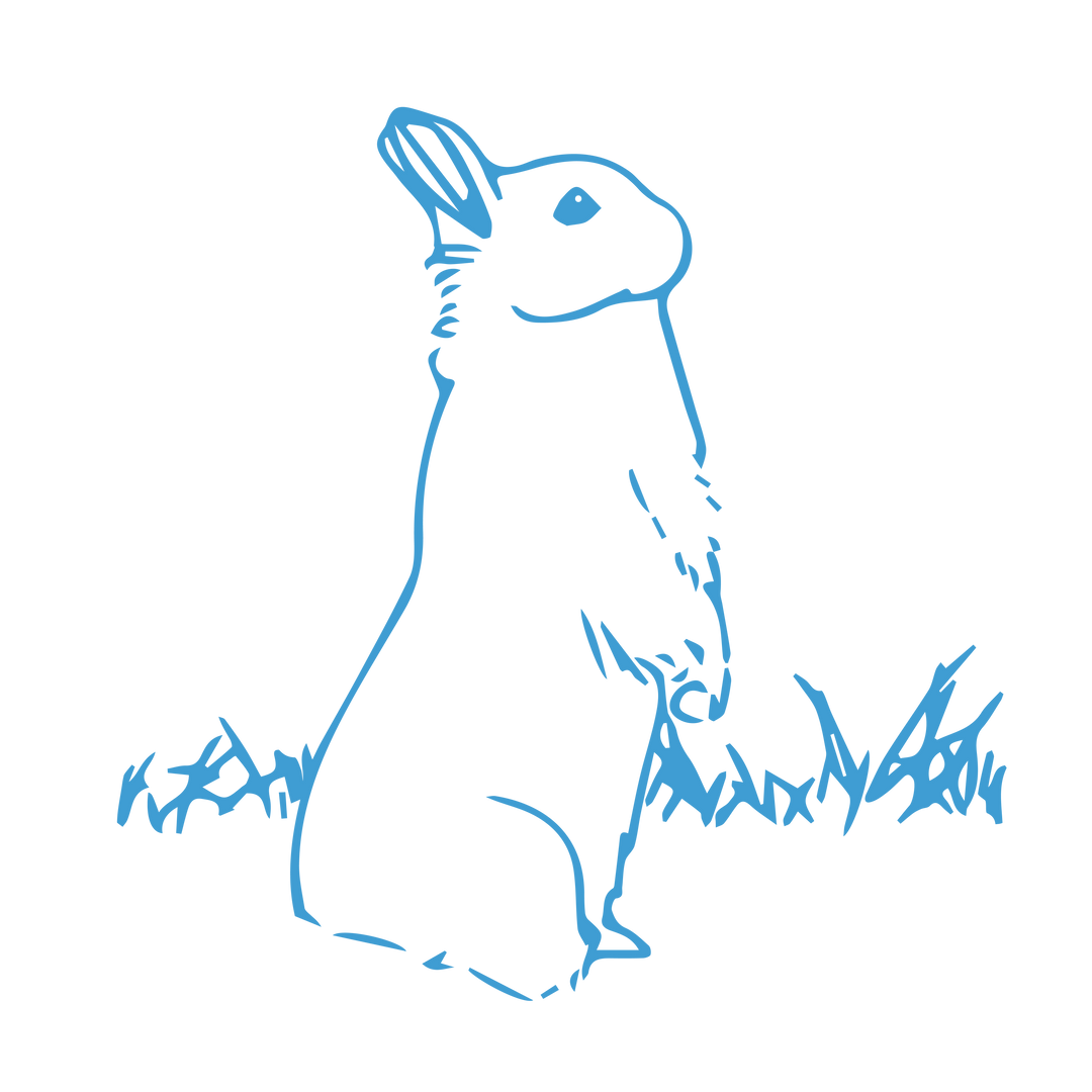 Blue Transparent Rabbit Illustration Isolated with Grass Element - Download Free Stock Images Pikwizard.com