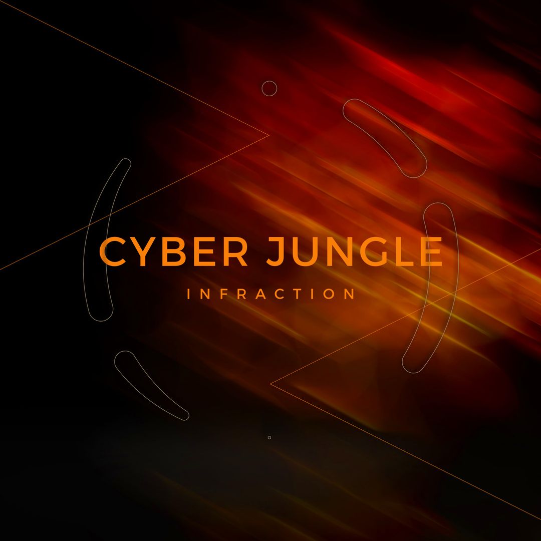 Vibrant Cyber Jungle Infraction Illustration