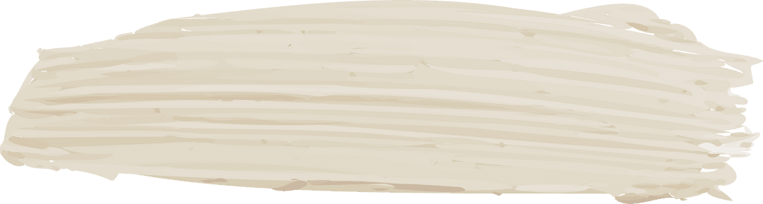 Beige Brushstroke Art on Transparent Background