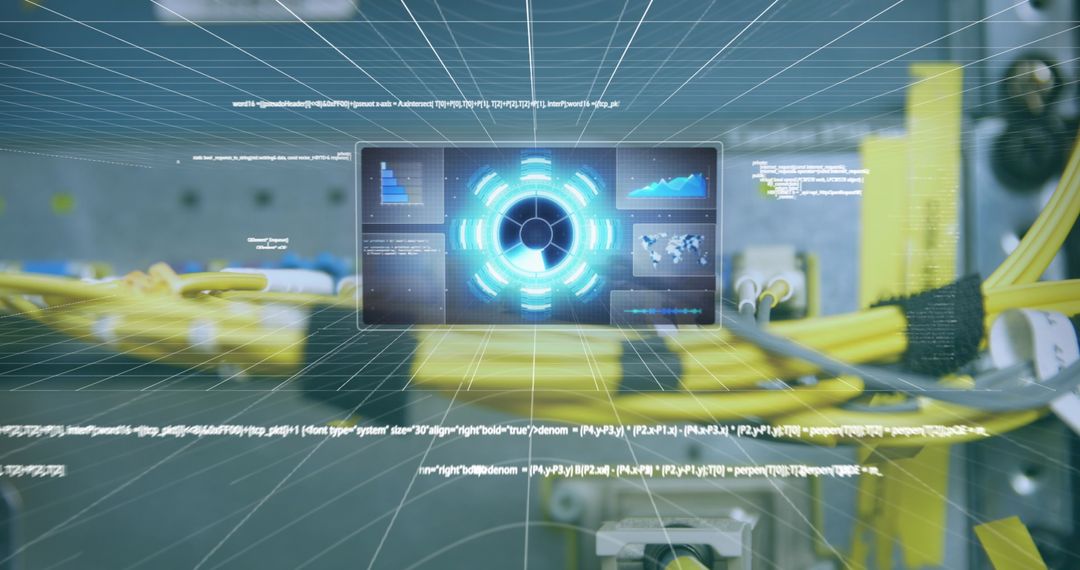 Digital Data Flow and Analysis in Computer Servers - Free Images, Stock Photos and Pictures on Pikwizard.com