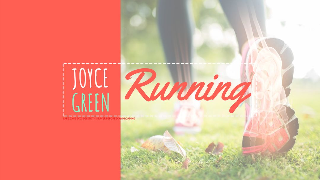 Dynamic Running Poster for Fitness Event Promotion