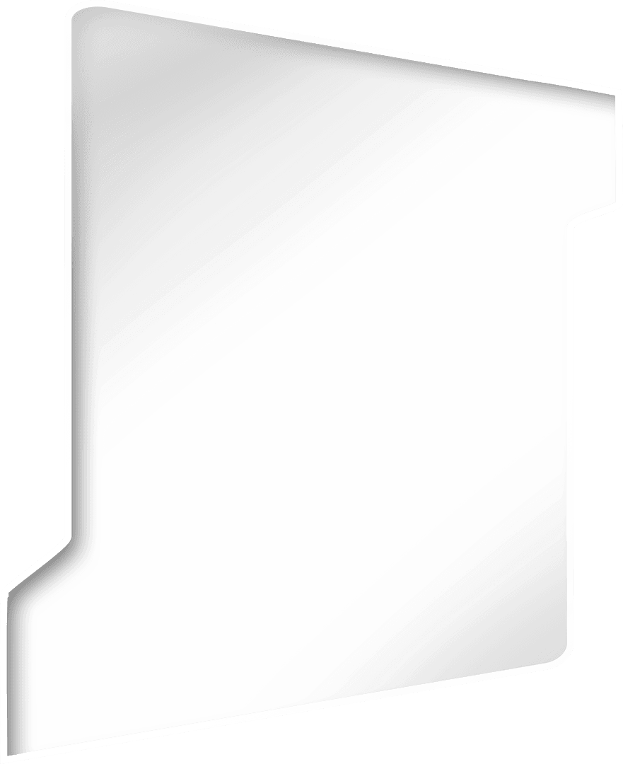 Transparent Abstract White Geometric Layered Shape Design