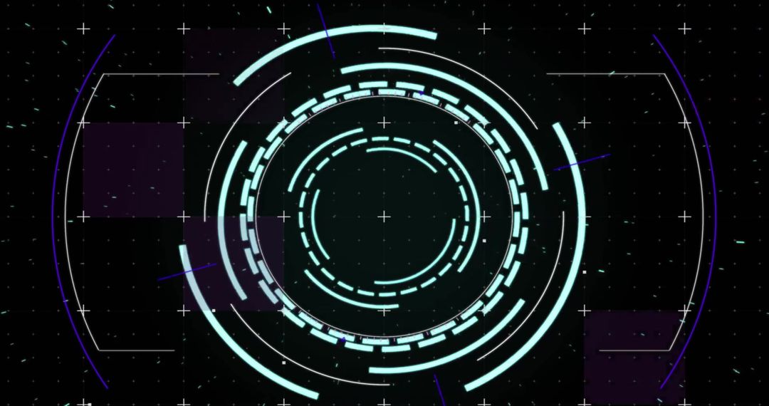 futuristic hud display with data processing elements - Free Images, Stock Photos and Pictures on Pikwizard.com
