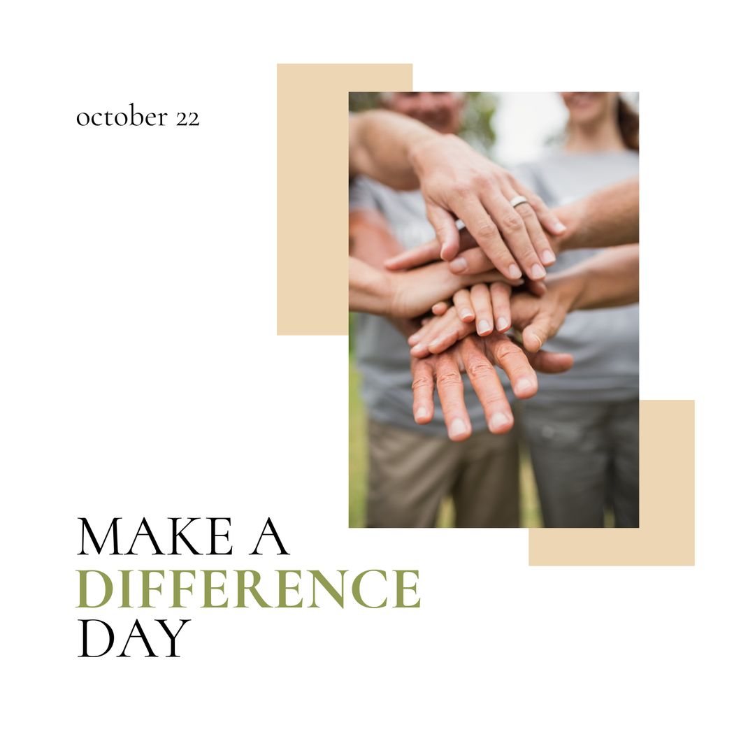 Unity to Make a Difference: Hands Joined for a Cause - Download Free Stock Images Pikwizard.com