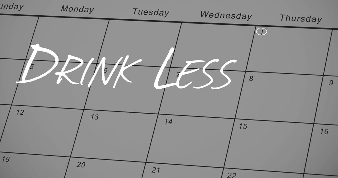 Promoting Alcohol Awareness with New Year Resolution Motif