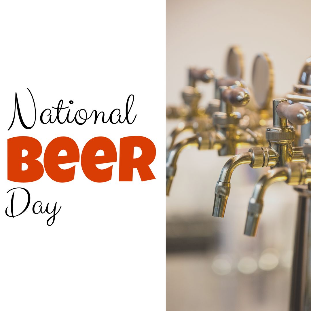 National Beer Day Celebration with Draft Beer Bar Taps