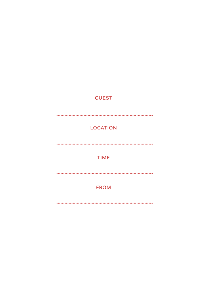 Red Invitation Text on Transparent Background for Events