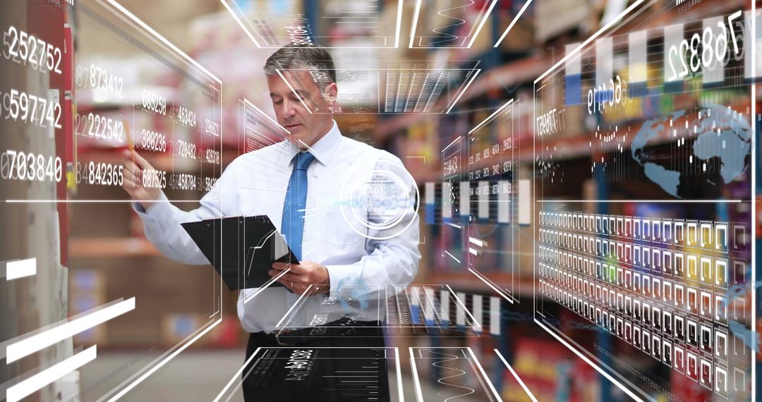 Warehouse Manager Using Digital Interface for Inventory Analysis