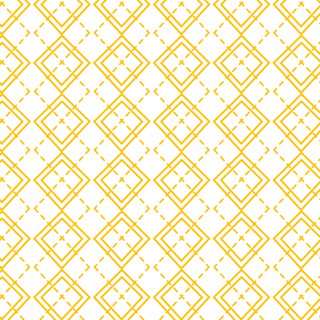 Geometric Yellow Pattern on Transparent Vector Background