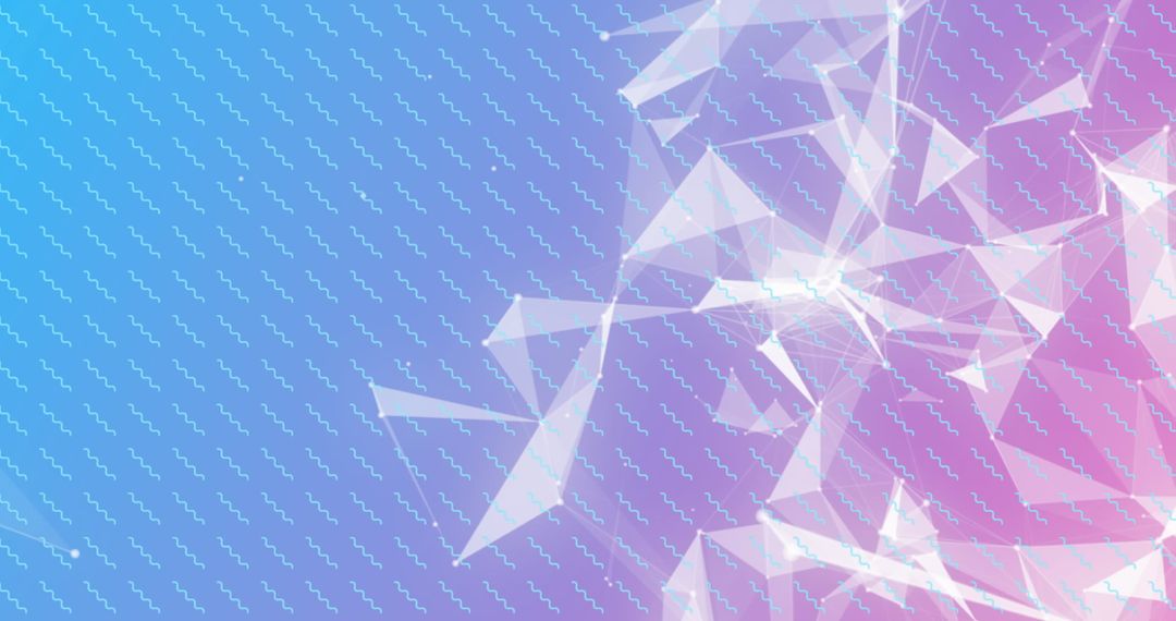 Abstract Polygonal Shapes Overlay on Gradient Background