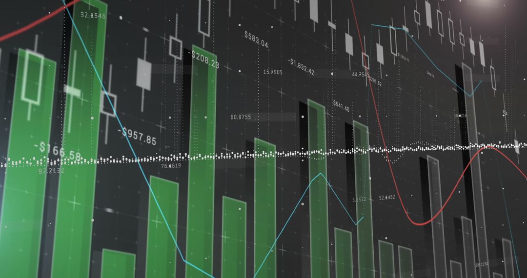 Dynamic Digital Stock Market Chart Analysis