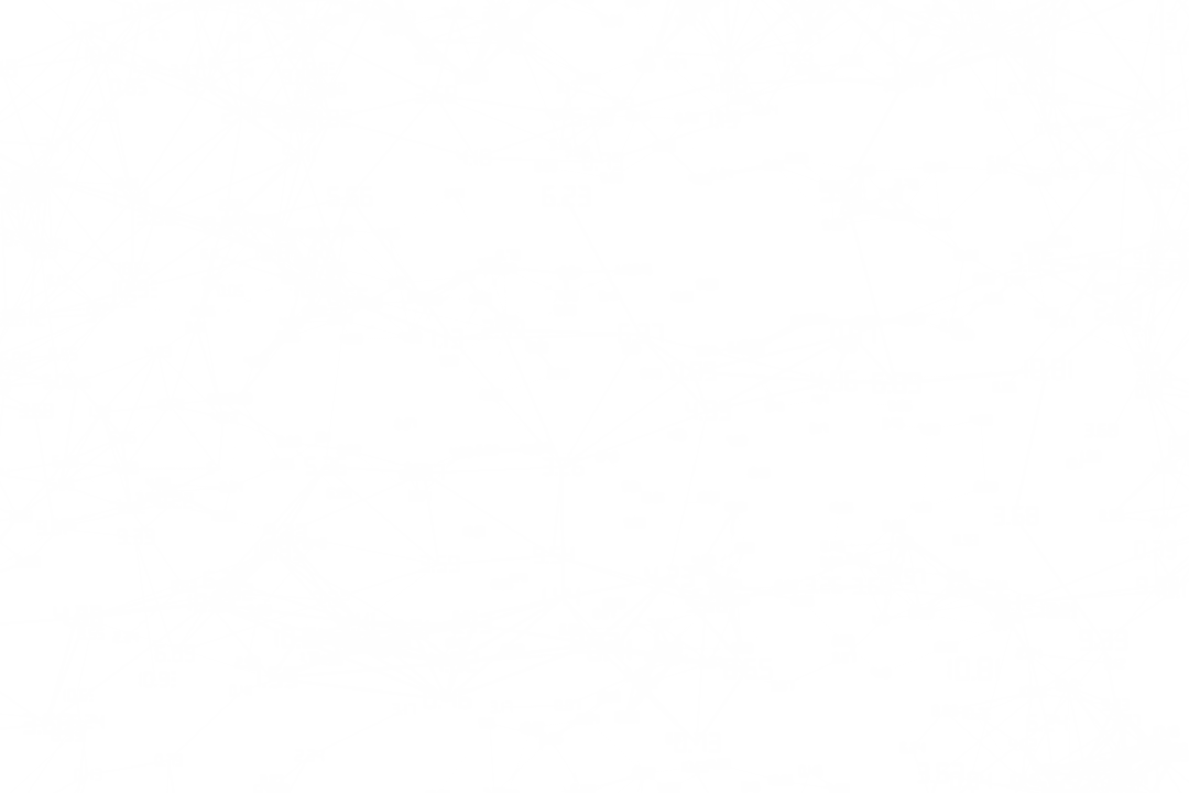 Abstract Transparent Digital Network Illustration with Numbers