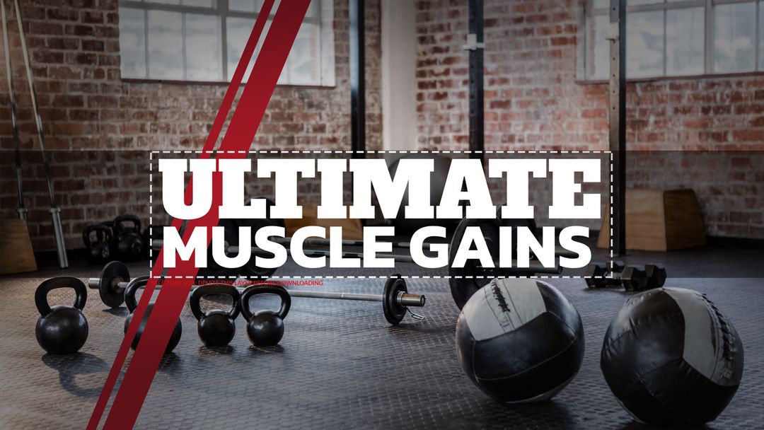 Gym Interior Showing Kettlebells and Medicine Balls