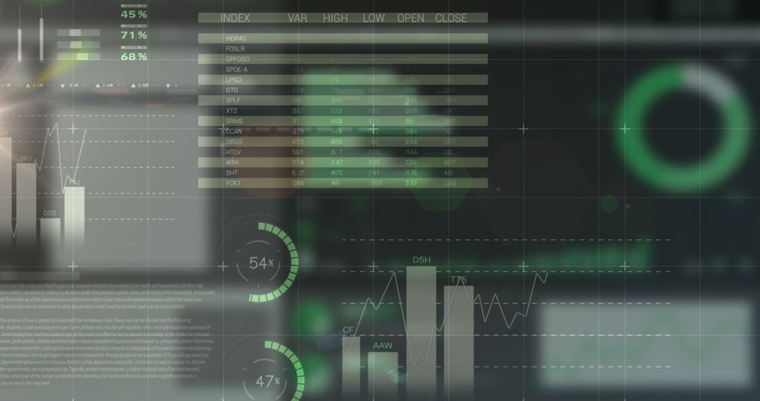 Abstract Digital Finance Technology Background