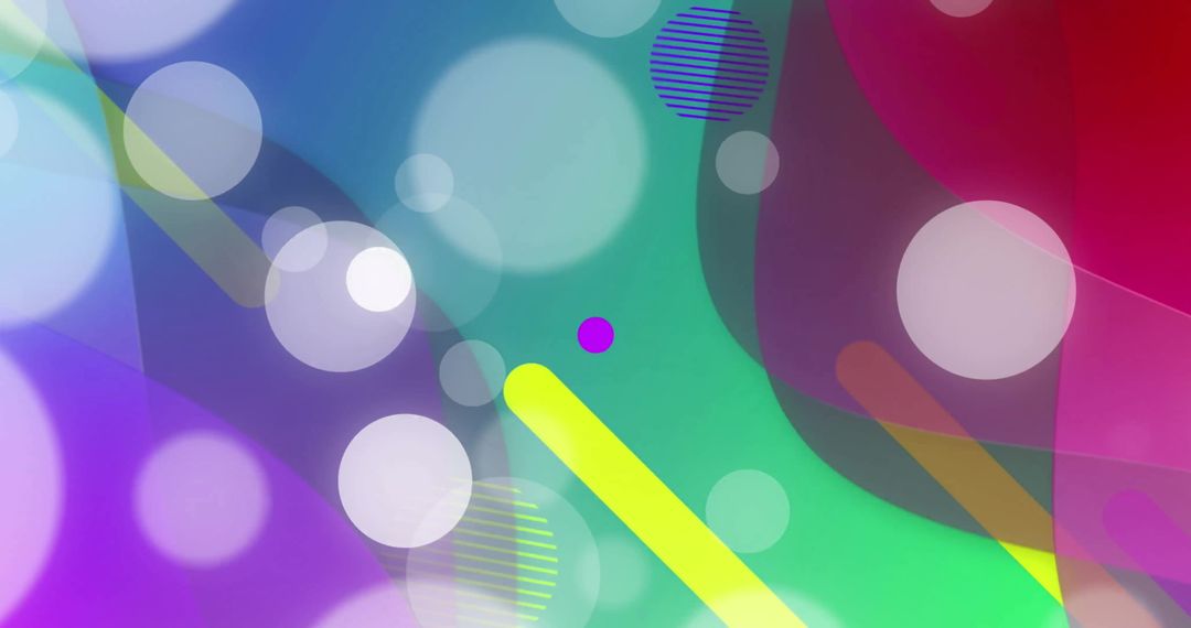 Vibrant Abstract Background with Glowing Spots