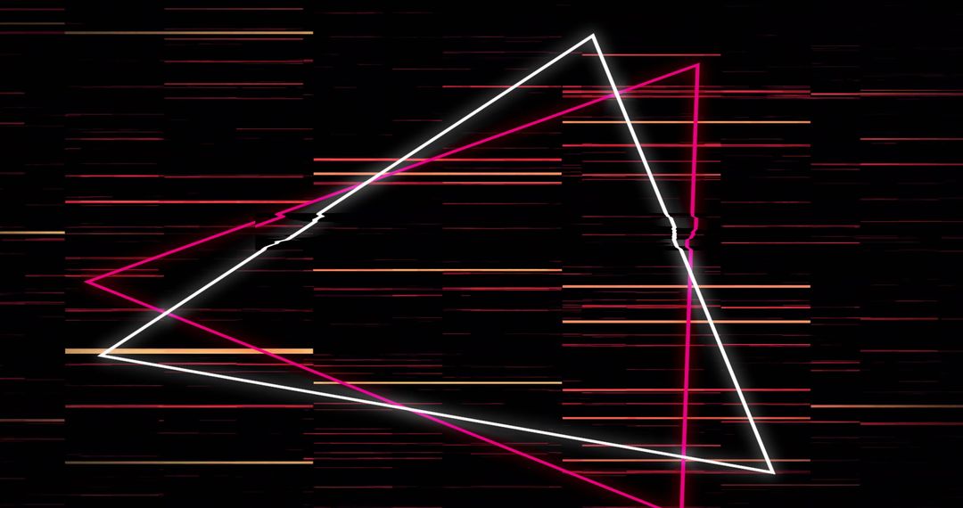 Abstract Geometric Digital Interface Background with Triangle Shapes