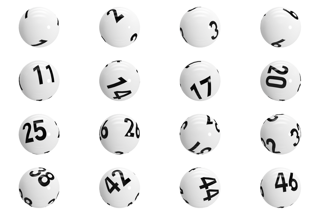 Transparent 3D White Bingo Balls with Black Numbers - Download Free Stock Images Pikwizard.com