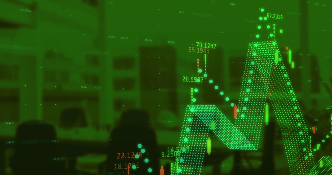 Financial Data Analytics with Moving Averages in Empty Office