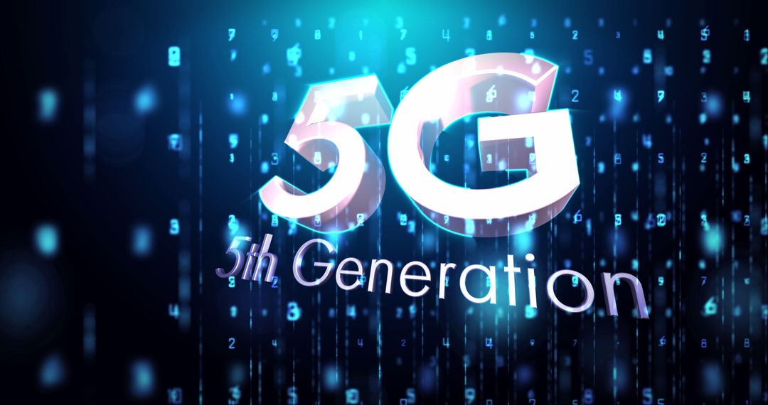 Futuristic 5G 5th Generation Technology