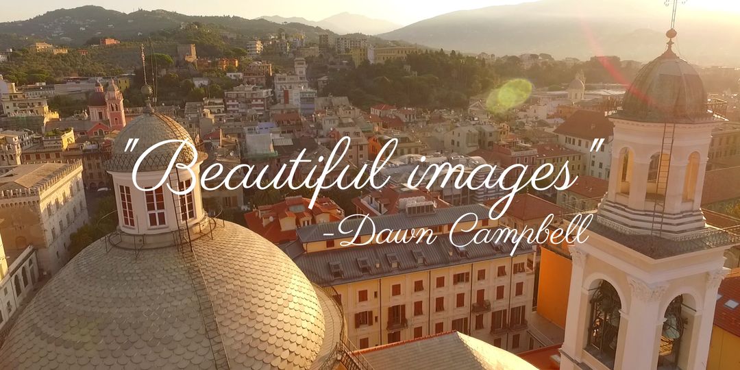 Breathtaking Cityscape at Golden Hour with Urban Serenity