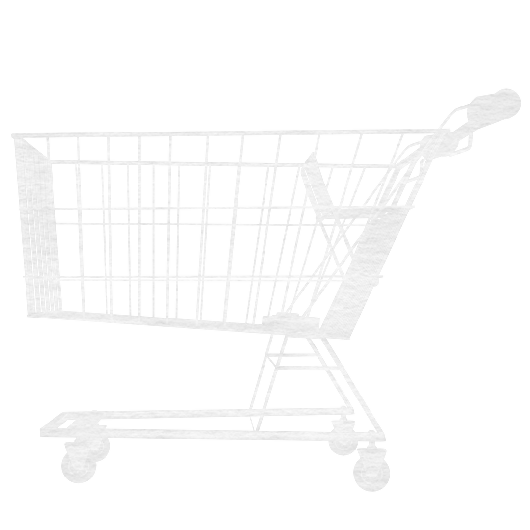 White Shopping Cart Illustration on Transparent Background - Download Free Stock Images Pikwizard.com